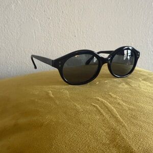 Vintage 90s Black Sunglasses w/ Protective Case